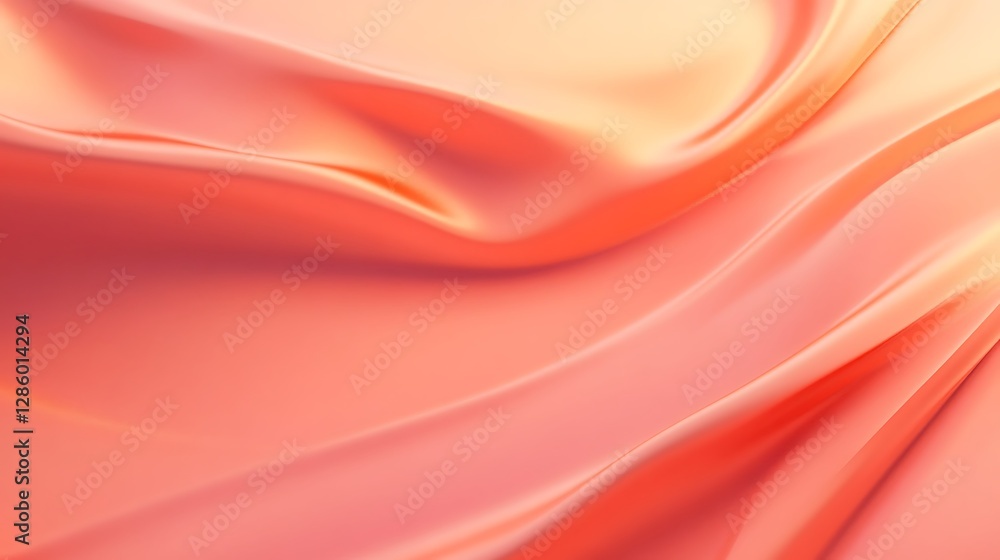 Poster a smooth gradient background shifting from warm peach to soft coral with a gentle matte finish for a
