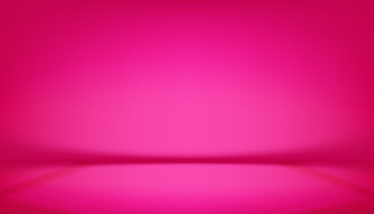Pink fuchsia Background,Studio background of shadow, light on 3d podium for product design,Summer Abstract background texture of window light effect on Hot pink wall and floor.Vector for Spring