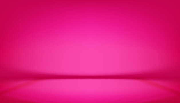 Pink fuchsia Background,Studio background of shadow, light on 3d podium for product design,Summer Abstract background texture of window light effect on Hot pink wall and floor.Vector for Spring