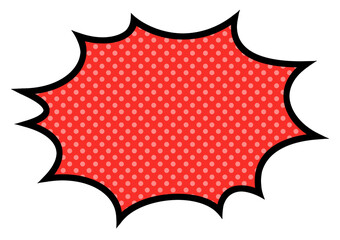 ギザギザ　吹き出し　素材　枠　トゲトゲ　飾り　アメコミ　ポップ　びっくり　衝撃　値引き　値下げ　あしらい　見出し　タイトル　囲み　縁あり　柄　言葉　会話　大声　単品　Jagged speech bubble