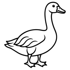 Graceful Goose Linework