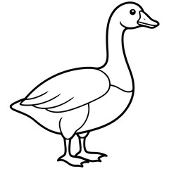 Graceful Goose Linework