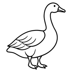 Graceful Goose Linework