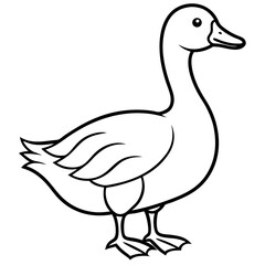 Graceful Goose Linework