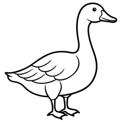 Graceful Goose Linework
