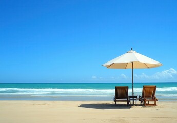 Fototapeta premium Beach Day Relaxation