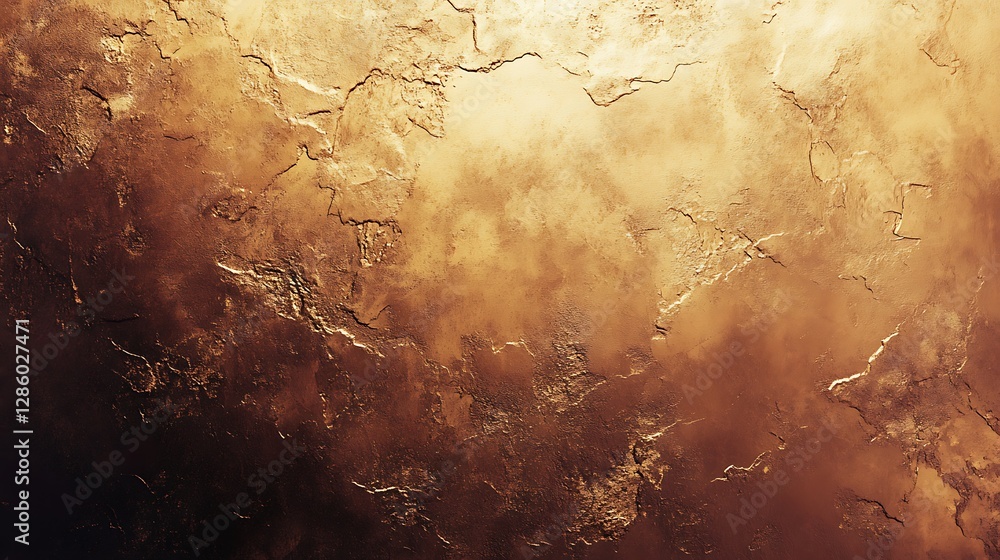 Aufkleber soft and warm gradient background from honey gold to deep amber with a touch of shimmer