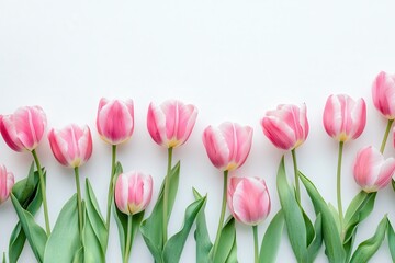 Fototapeta premium Pink Tulips Bloom
