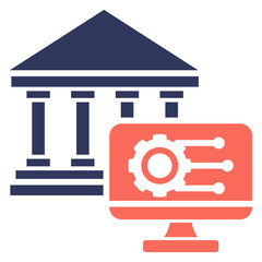 Banking System Icon