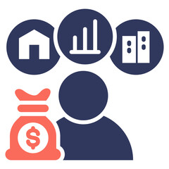 Obraz premium Investor Icon