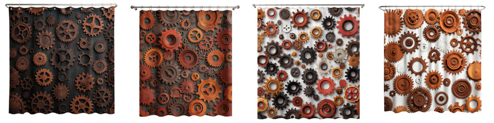 Vintage Rusty Industrial Gears and Cogs Abstract Mechanical Pattern Background for Graphic Design Industrial Decor Machinery Texture Engineering Art Vintage Style