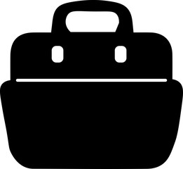 document working bag icon vector