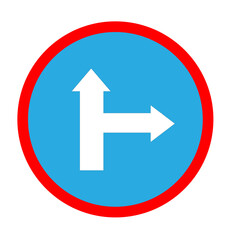  compulsory AHEAD OR TURN RIGHT