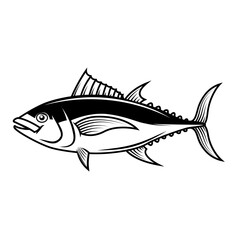 Tuna fish. Design elements in vector.