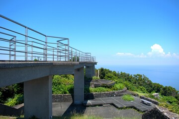 大分県佐伯市　鶴御崎自然公園　展望ブリッジ	