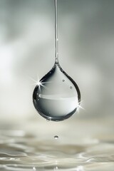 Fototapeta premium drop of water on a white background