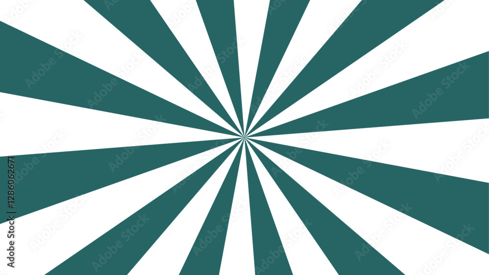 Fototapete abstract retro starburst rays with funky ray elements, circle motifs. spiral radial striped backdrop