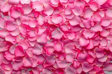 Obraz premium Delicate Pink Rose Petals Spread in a Soft Romantic Background