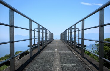 大分県佐伯市　鶴御崎自然公園　展望ブリッジ	
