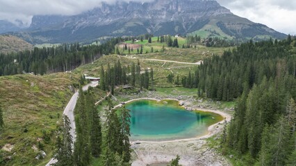 lake in the mountains