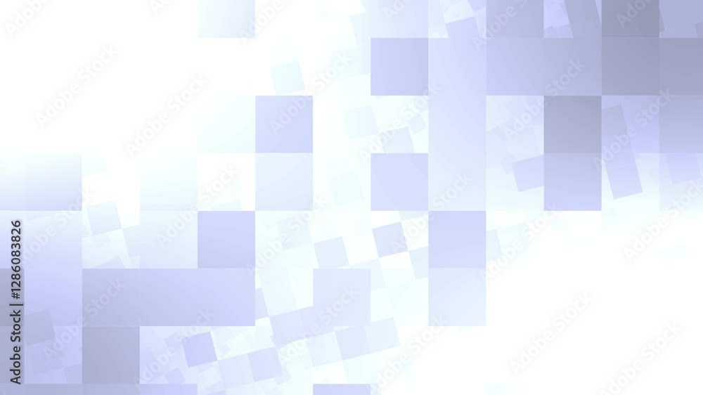 Poster geometric modern business presentation abstract white and blue background animation