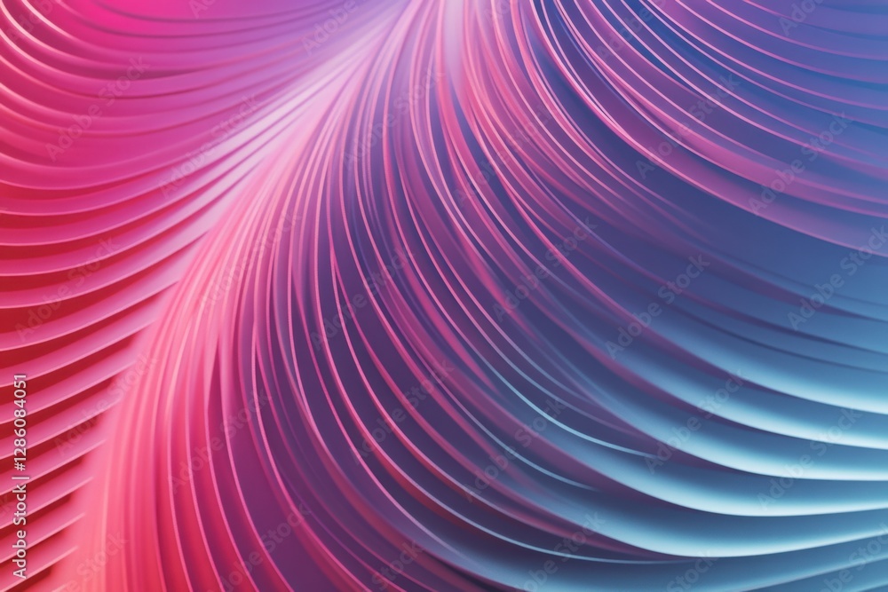 Aufkleber vibrant swirls of color create an abstract masterpiece reminiscent of a digital dreamscape at twilig