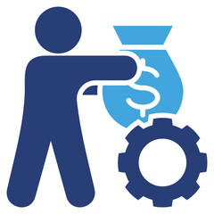 Obraz premium Wealth Management Icon