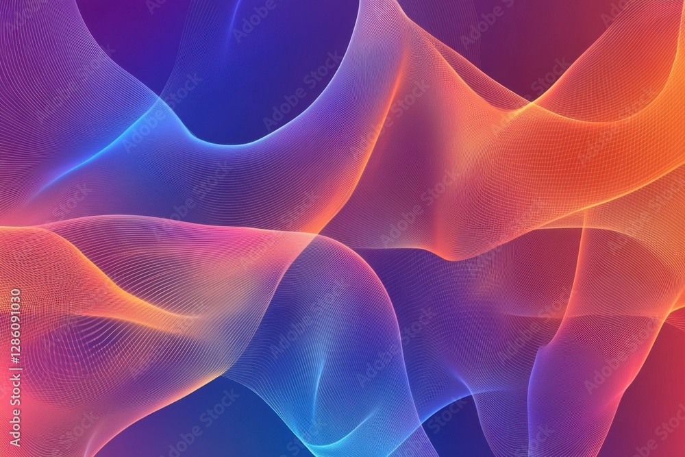 Poster vibrant swirl of colors dances across a digital canvas in harmony during a creative virtual explorat