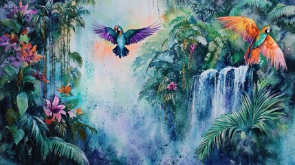 watercolor painting of a house