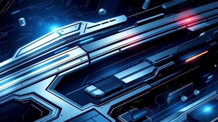 Design an abstract background in a futuristic sci-fi style 