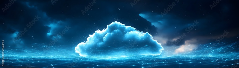 Poster securing cloud computing it team collaboration for enhanced security solutions in technology landsca