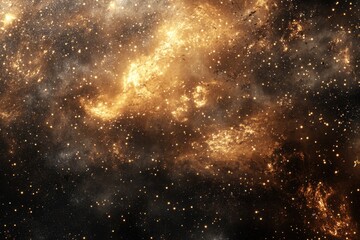 Obraz premium Exploring the cosmic tapestry of glowing stars and nebulas beyond our world in the depths of the universe. Generative AI