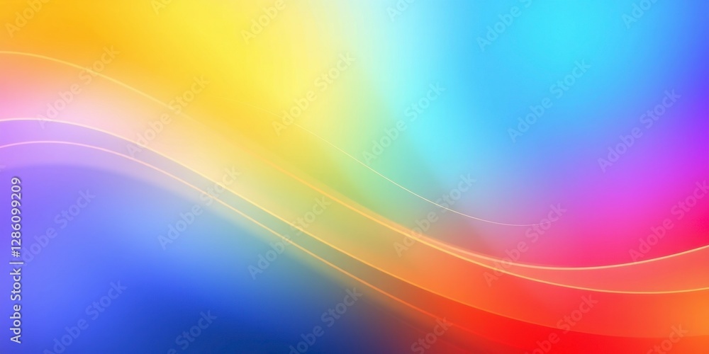 Poster the abstract background uses a gradient color combination