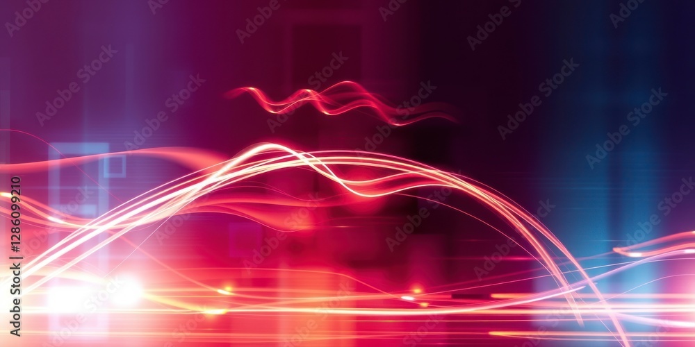 Poster the abstract background uses a gradient color combination