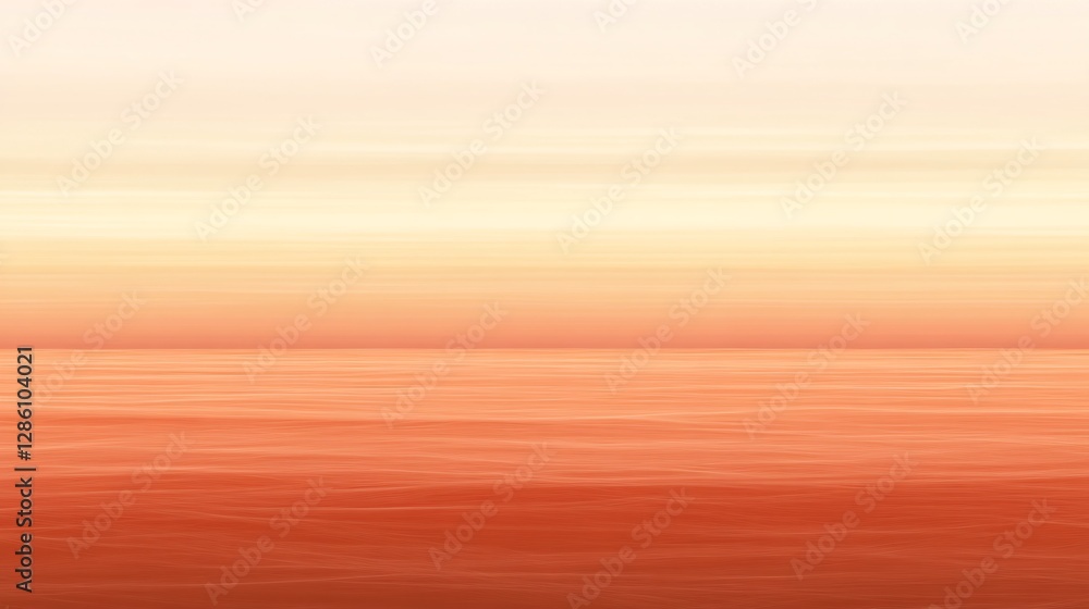 Poster a smooth gradient orange background fading from light peach to deep tangerine