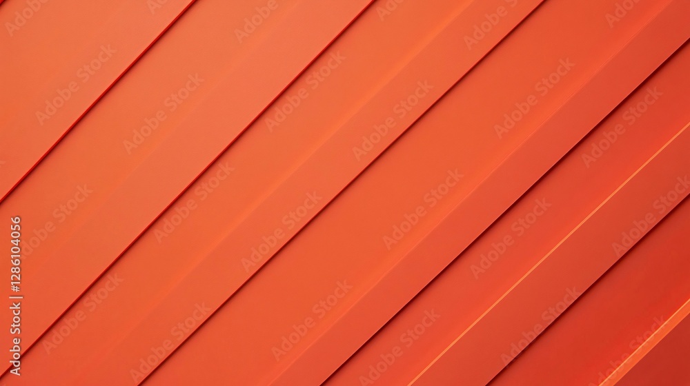 Poster a smooth orange background with faint diagonal stripes for a dynamic touch