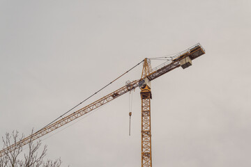 crane on the construction site