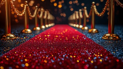 Carpet Poker Concept With Four Aces - 3D Illustration