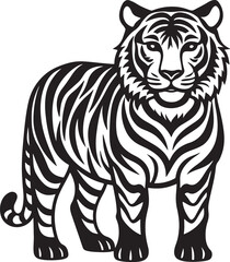 Fototapeta premium Tiger vector illustration eps image 