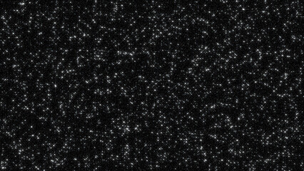 black glitter texture with shiny glittering stars , glowing beauty and cosmetics pattern social media  design element	