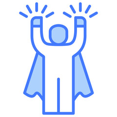 Empowerment Blue Icon