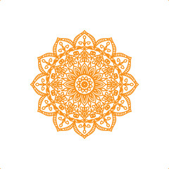 round ornamental round lace pattern