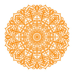 round ornamental round lace pattern