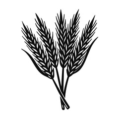 Wheat Stalks Vector Illustration 