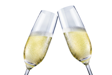 champagne glasses