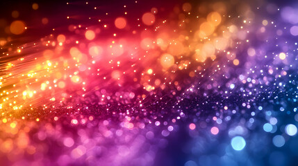 Obraz premium Abstract Colorful Bokeh Background With Sparkles