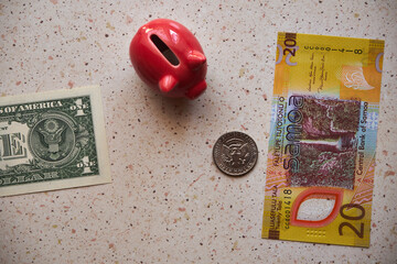 US dollar and Samoan tala