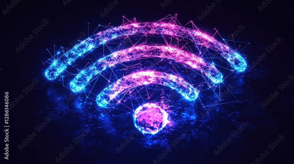 Poster comprehensive overview of wi-fi network connectivity in modern digital communication systems