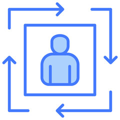 Personalized Blue Icon