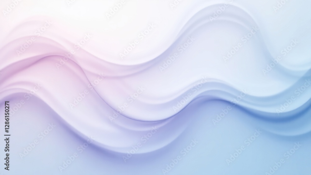 Aufkleber elegant abstract background with soft pastel gradient waves design